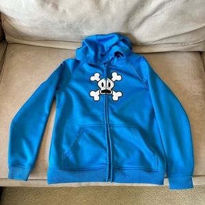 Paul Frank blue full zip hoodie boys Size M (10-12)